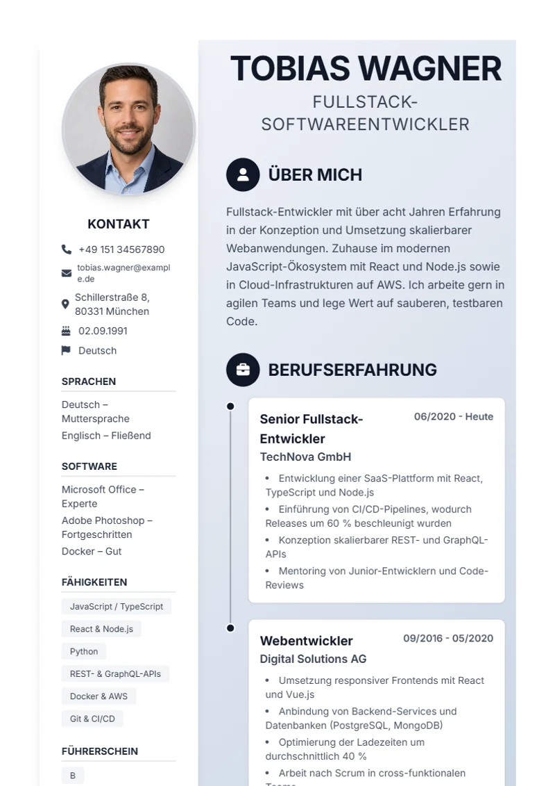 Timeline Story Schweizer Lebenslauf Vorlage