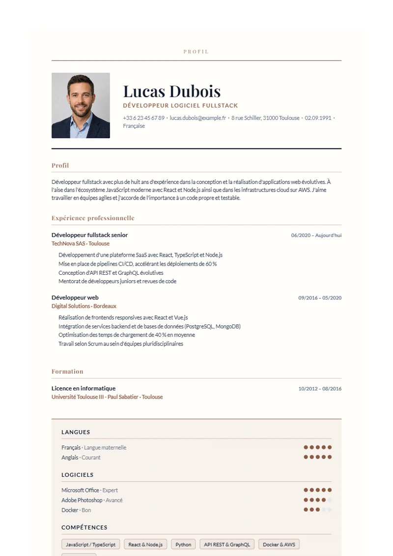 Editorial Serif Schweizer Lebenslauf Vorlage