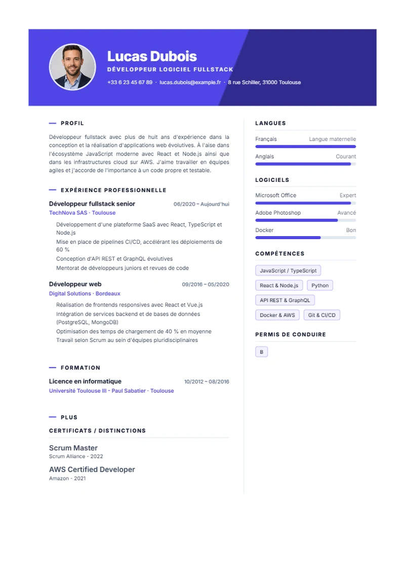 Slanted Accent Schweizer Lebenslauf Vorlage
